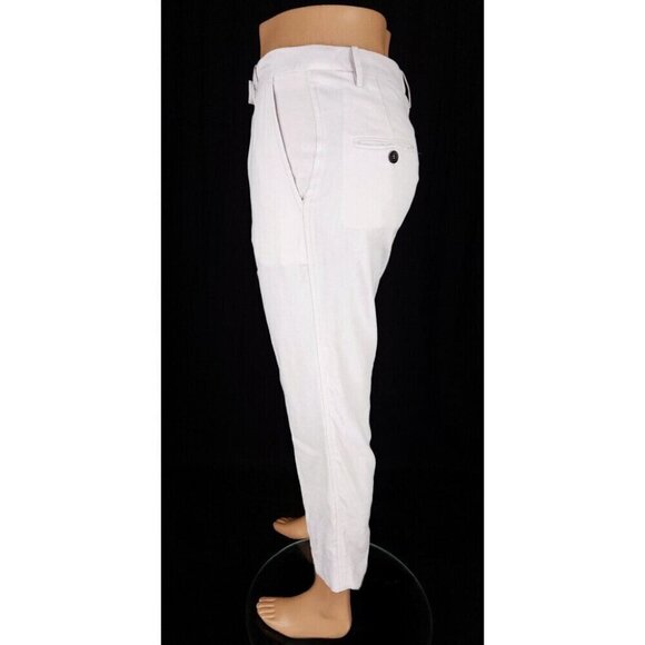 Isabel Marant Silk Lined Linen Blend Pants Size 40 US 10 Womens Gray - Picture 3 of 12